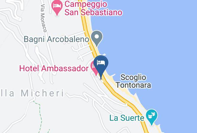 Savona - Residence Paradiso Rta Maps