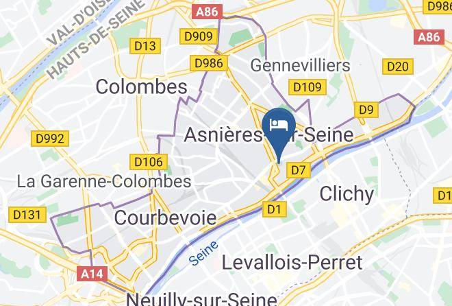 Hauts De Seine - Residence Paris Asnieres Maps
