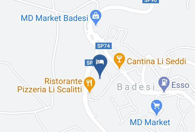 Sassari - Residence Pendrasardinia Costa Del Turchese Maps
