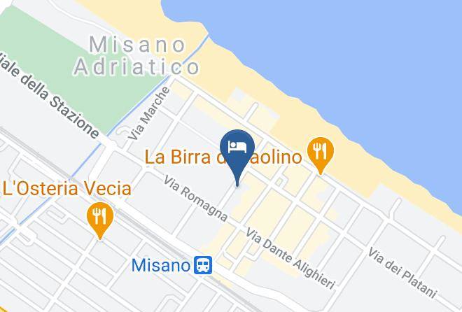 Rimini - Residence Perla Maps