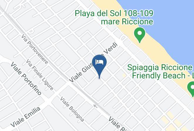Rimini - Residence Perla Verde Maps