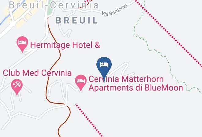 Aosta - Residence Petit Tibet Maps