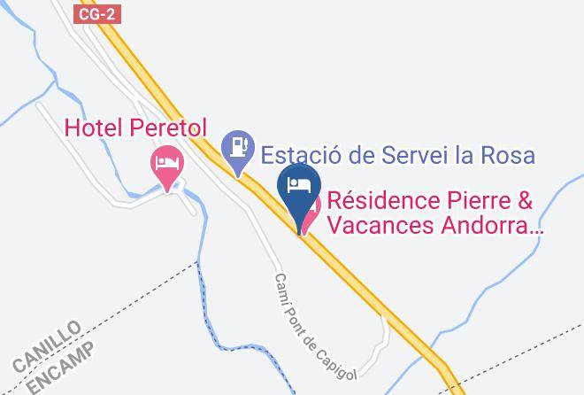 Canillo - Pierre & Vacances Andorra Bordes Denvalira Maps