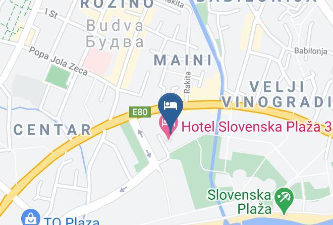 Budva - Residence Pierre Et Vacances Slovenska Plaza Maps