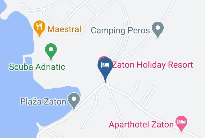 Nin - Residence Pierre Et Vacances Zaton Holiday Resort Maps