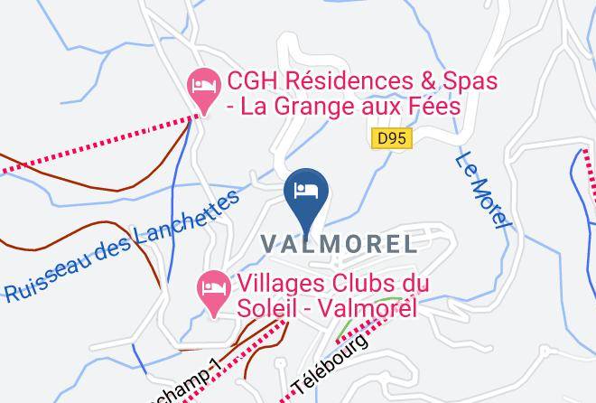 Savoie - Residence Pierre & Vacances Athamante Et Valeriane Maps