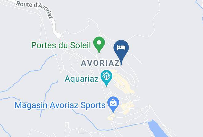 Haute Savoie - Residence Pierre & Vacances Atria Crozats Maps