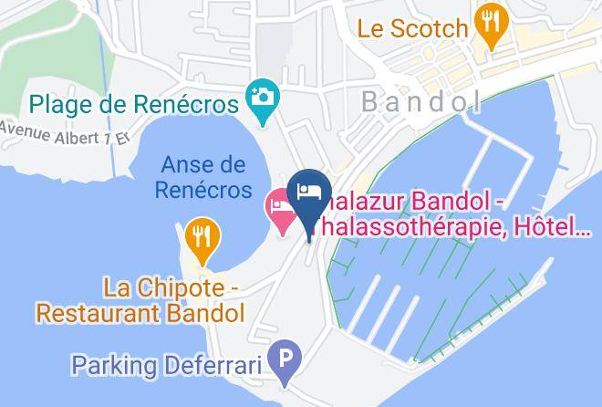 Var - Residence Pierre & Vacances Bandol Port Maps