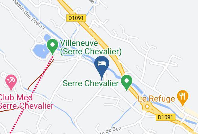 Residence Pierre & Vacances L'alpaga Map