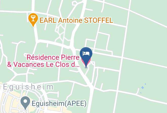 Haut Rhin - Residence Pierre & Vacances Le Clos D'eguisheim Maps