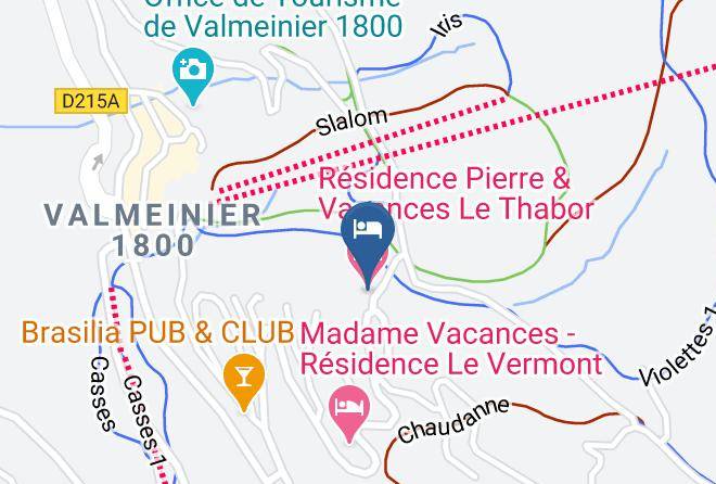 Savoie - Residence Pierre & Vacances Le Thabor Maps