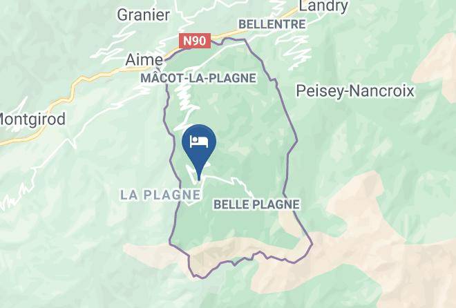 Savoie - Residence Pierre & Vacances Plagne Lauze Maps