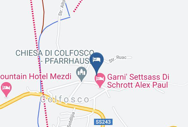 Bolzano - Residence Piz Da Cir Maps