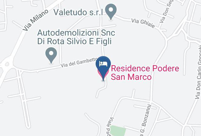 Bergamo - Residence Podere San Marco Maps