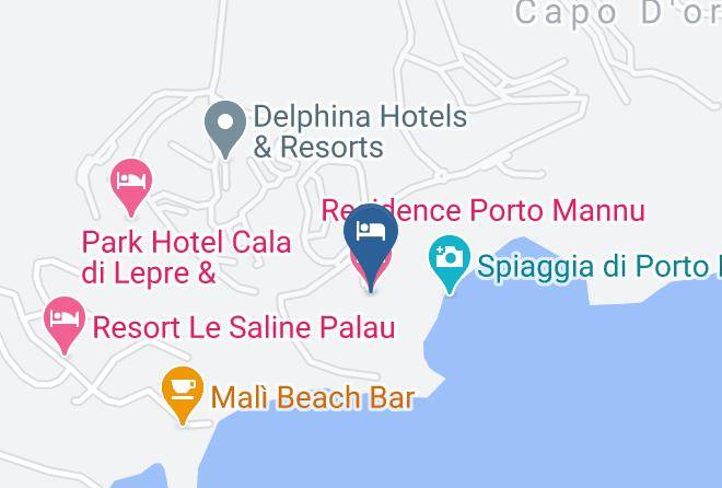 Sassari - Residence Porto Mannu Maps