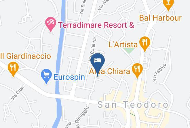 Sassari - Residence Premium Pierre & Vacances Grande Baia Resort Maps