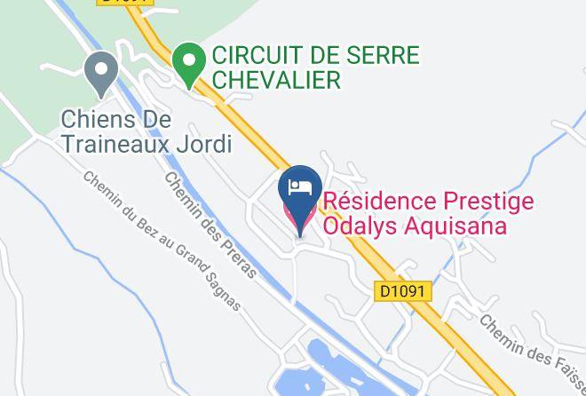 Hautes Alpes - Residence Prestige Odalys Aquisana Maps