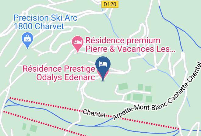 Savoie - Residence Prestige Odalys Edenarc Maps