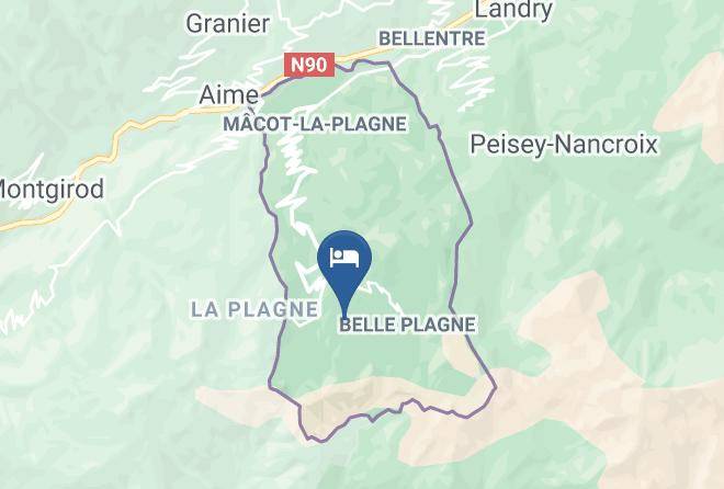 Savoie - Residence Prestige Odalys Front De Neige Maps