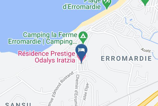 Pyrenees Atlantiques - Residence Prestige Odalys Iratzia Maps