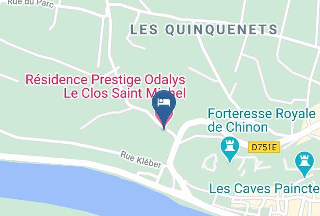 Indre Et Loire - Residence Prestige Odalys Le Clos Saint Michel Maps