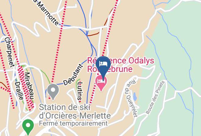 Hautes Alpes - Residence Prestige Odalys Rochebrune Les Cimes Maps