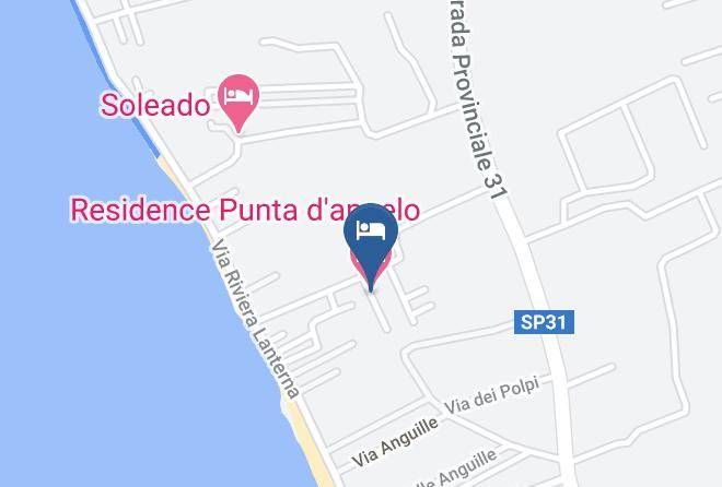 Ragusa - Residence Punta D'angelo Maps
