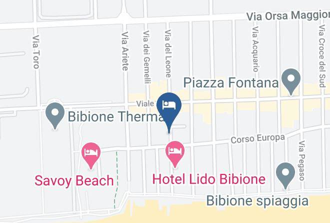 Venice - Residence Regent Beach Bibione Spiaggia Maps
