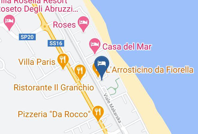Teramo - Residence Rosburgo Sea Resort Maps