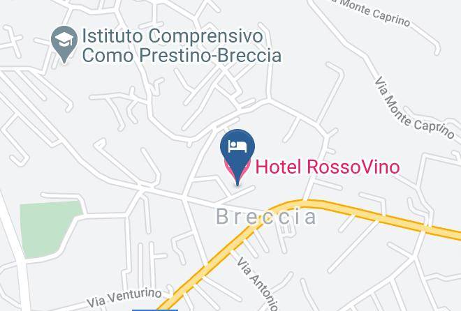 Como - Hotel Rossovino Maps