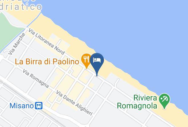 Rimini - Residence Roxy Maps