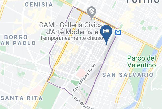 Turin - Residence Sacchi Maps