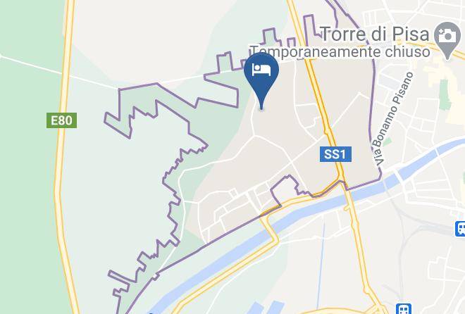 Pisa - Residence San Rossore Maps