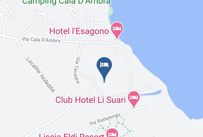Sassari - Residence San Teodoro 1 Maps