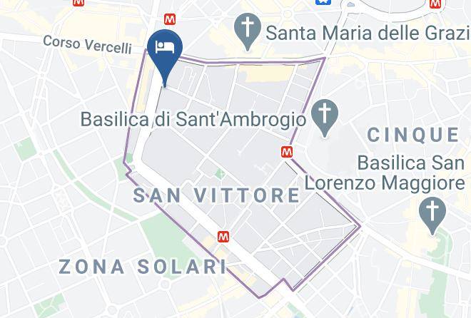 Milan - La Cordata Accommodation San Vittore 49 Maps