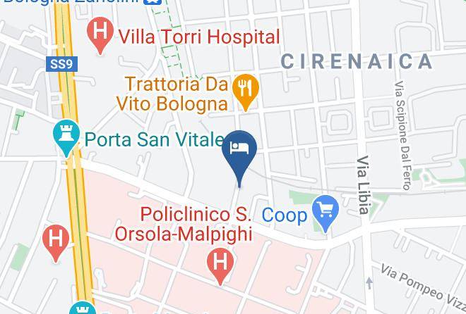Bologna - Residence Sant'orsola Maps