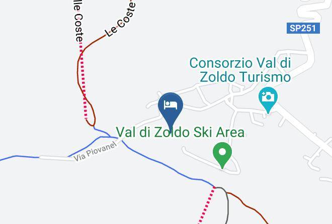 Belluno - Residence Sas De Pelf Di Pugiotto Anna Maria S A S Maps