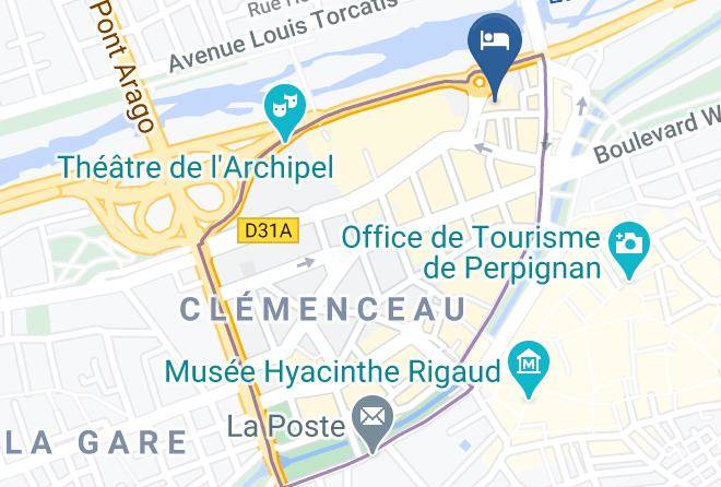 Pyrenees Orientales - Residence Senior Bleu Castillet Maps