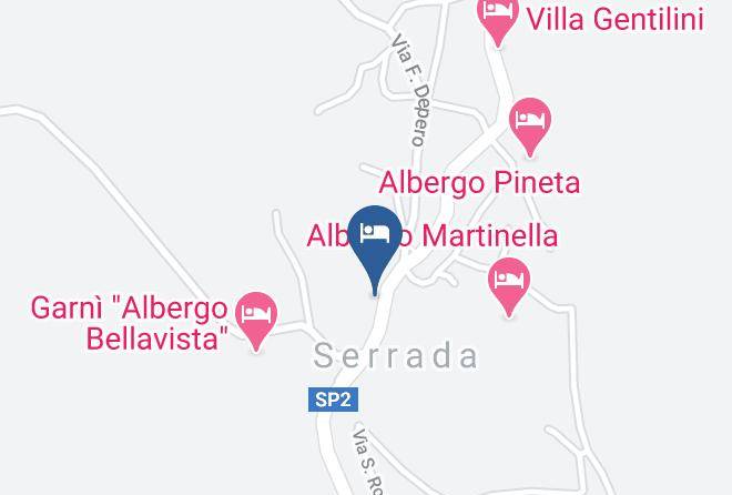 Trento - Residence Serrada Maps