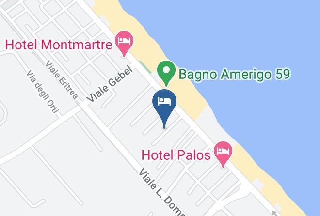 Rimini - Residence Sottovento Maps
