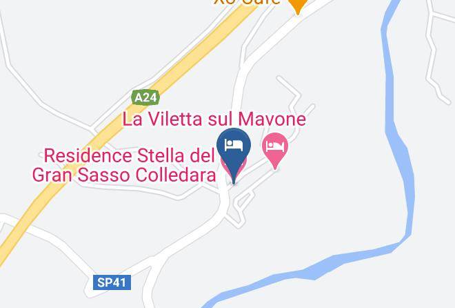 Residence Stella Del Gran Sasso Colledara Map
