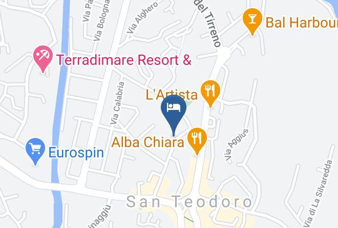 Sassari - Residence Stella Marina Maps