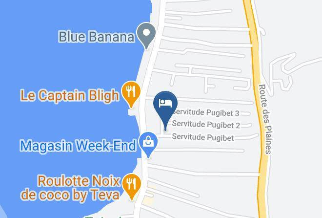 Puna Auia - Residence Tahiti Lodge Maps