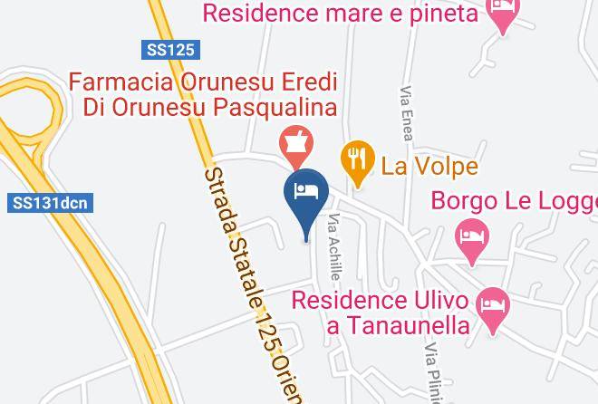 Residence Tanaunella Tanaunella Vacanze Srls Map