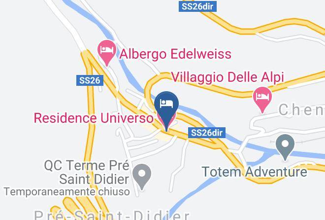 Aosta - Residence Universo Maps