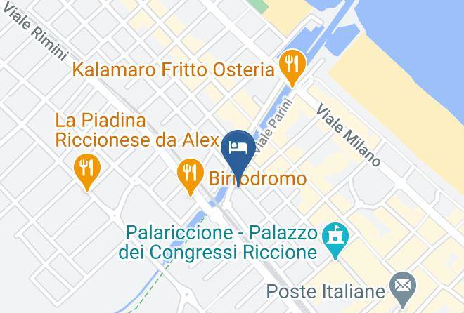 Rimini - Residence Veliero Riccione Maps