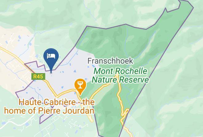 Cape Winelands - Residence Vive La Vie Maps