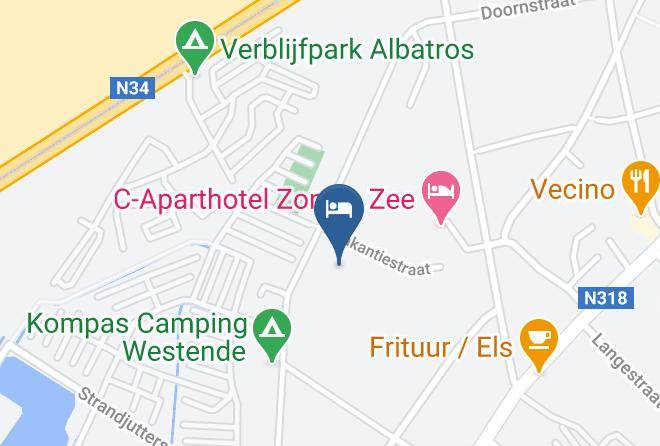 West Flanders - Residence Westende 1 Maps