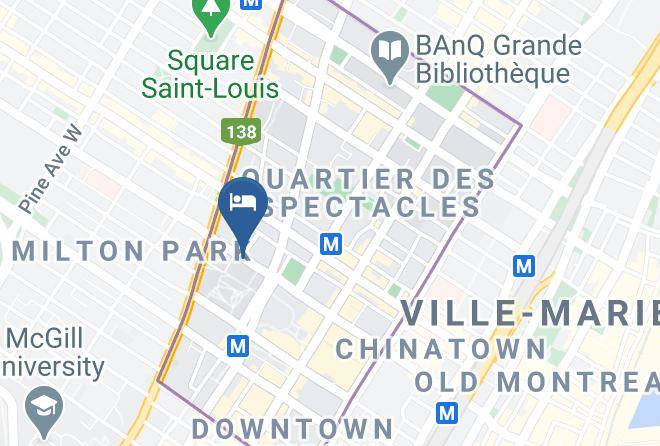 Montreal - Residences De L'ouest De L'uqam Maps