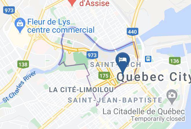 Capitale Nationale - Residences Sainte Helene Universite Du Quebec Maps